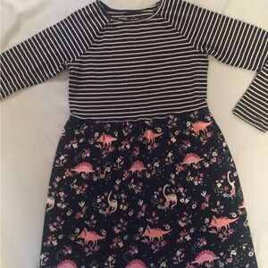 Rumi+Ryder Cotton Dinosaur Dress 6-7